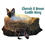 Cheetah Reversible Snuggle Bugs Pet Bed, Bag, and Car Seat in One