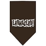 Ehrmagerd Screen Print Bandana Cocoa Large