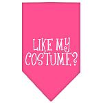 Like my costume? Screen Print Bandana Bright Pink Large
