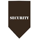 Security Screen Print Bandana Cocoa Large