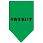 Security Screen Print Bandana Emerald Green Large