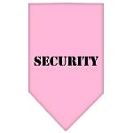 Security Screen Print Bandana Light Pink Small