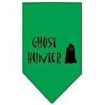 Ghost Hunter Screen Print Bandana Emerald Green Large