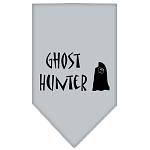 Ghost Hunter Screen Print Bandana Grey Large