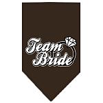 Team Bride Screen Print Bandana Cocoa Large