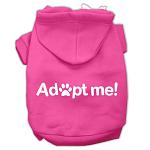 Adopt Me Screen Print Pet Hoodies Bright Pink Size Lg