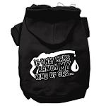 My Kind of Gas Screen Print Pet Hoodies Black L