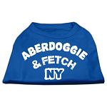 Aberdoggie NY Screenprint Shirts Blue Lg