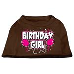 Birthday Girl Screen Print Shirts Brown Lg