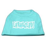 Ehrmagerd Screen Print Shirt Aqua Lg