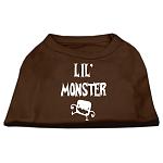 Lil Monster Screen Print Shirts Brown Lg