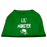 Lil Monster Screen Print Shirts Emerald Green Lg