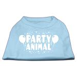 Party Animal Screen Print Shirt Baby Blue Lg