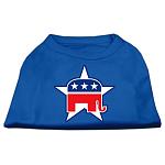 Republican Screen Print Shirts Blue Lg