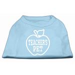 Teachers Pet Screen Print Shirt Baby Blue L