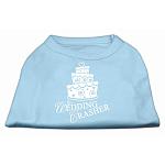 Wedding Crasher Screen Print Shirt Baby Blue Lg