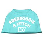 Aberdoggie NY Screenprint Shirts Aqua Lg