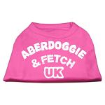 Aberdoggie UK Screenprint Shirts Bright Pink Lg