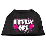 Birthday Girl Screen Print Shirts Black Lg