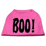 BOO! Screen Print Shirts Bright Pink Lg