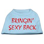 Bringin' Sexy Back Screen Print Shirts Baby Blue Lg