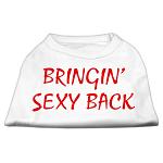 Bringin' Sexy Back Screen Print Shirts White Lg