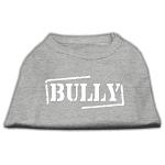 Bully Screen Printed Shirt Grey Lg