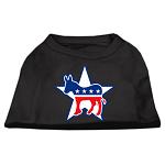 Democrat Screen Print Shirts Black L