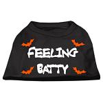 Feeling Batty Screen Print Shirts Black Lg