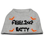 Feeling Batty Screen Print Shirts Grey Lg