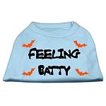 Feeling Batty Screen Print Shirts Baby Blue Lg