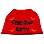 Feeling Batty Screen Print Shirts Red Lg