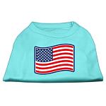 Paws and Stripes Screen Print Shirts Aqua L