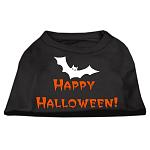 Happy Halloween Screen Print Shirts Black L