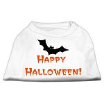 Happy Halloween Screen Print Shirts White L