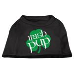 Irish Pup Screen Print Shirt Black Lg