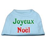 Joyeux Noel Screen Print Shirts Baby Blue L