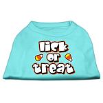 Lick Or Treat Screen Print Shirts Aqua L