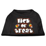 Lick Or Treat Screen Print Shirts Black L