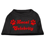 Local Celebrity Screen Print Shirts Black Lg