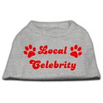 Local Celebrity Screen Print Shirts Grey Lg