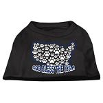 God Bless USA Screen Print Shirts Black L