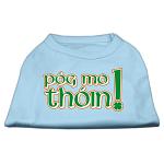 Pog Mo Thoin Screen Print Shirt Baby Blue Lg